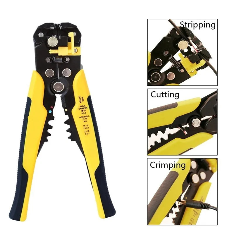 Multifunctional Wire Stripper, Cable Cutter and Crimper