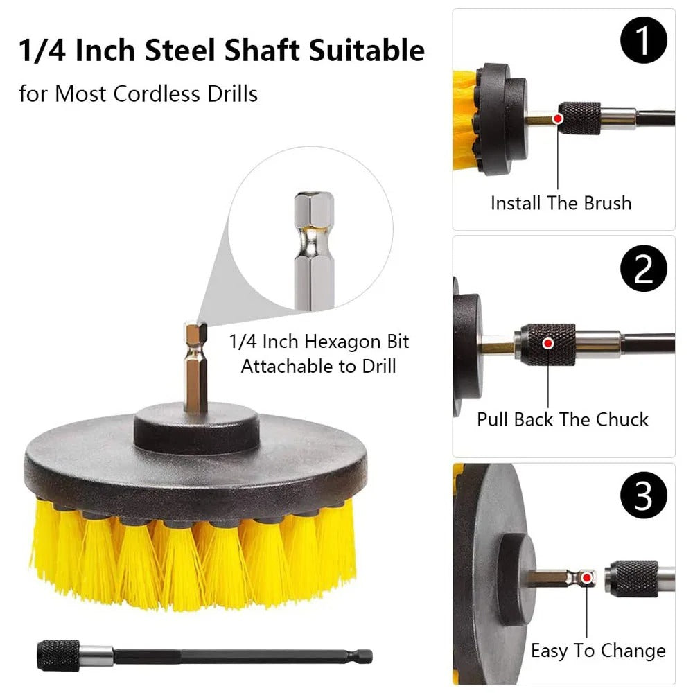 Drill Brush Attachment